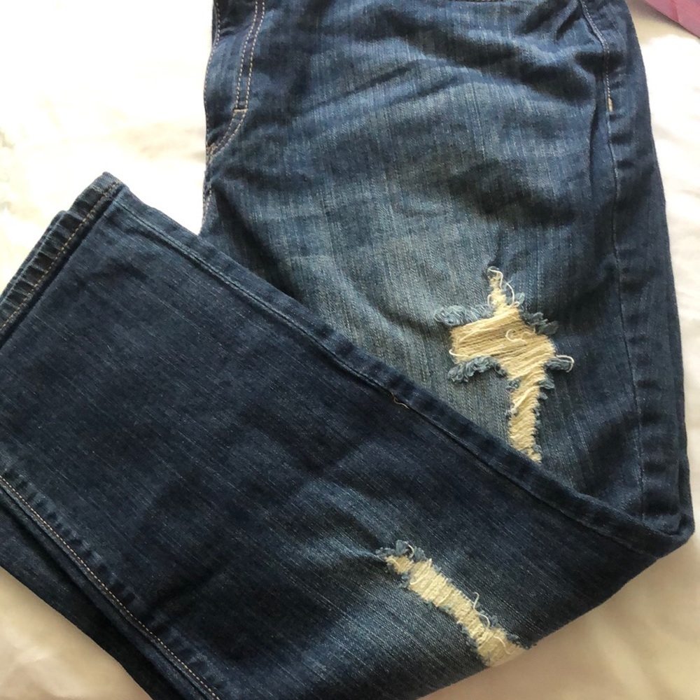 Jennifer Lopez Indigo Denim Capris